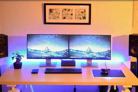 Is it just idling roughly or hesitate when accelerating? Clean Dual Monitor PC Battlestation | Gaming computer desk, Computer desk setup, Computer setup