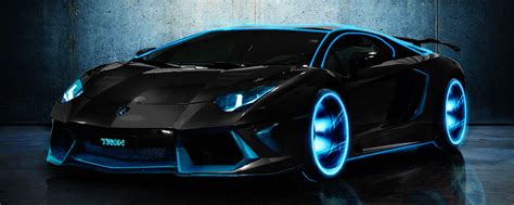 Lamborghini tron Wallpaper and Background Image | 2560x1024 | ID:239674