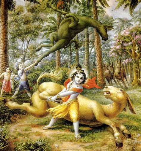 Krishna Fighting And Killing The Evil Forces Of Kansa Latest Krishna Wallpaper And Krishna