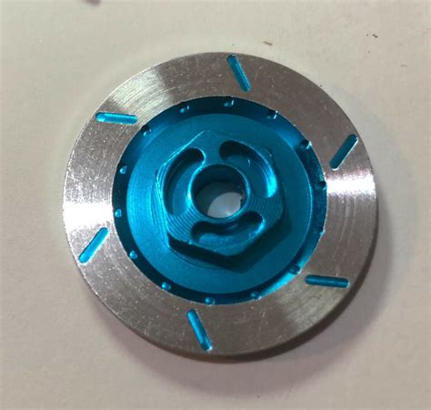 Rc 1 10 4 X 12mm Hex Disk Aluminum Anodized Blue Drift Fits Tamiya Hpi Hsp Ebay