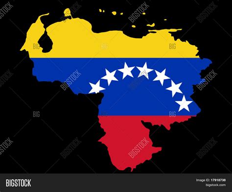 Vector Y Foto Mapa De Venezuela Y Prueba Gratis Bigstock
