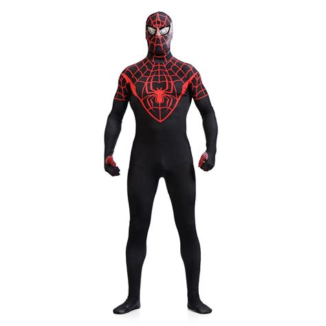 Spiderman Full Body Lycra Zentai Spiderman Costume Cosplay Conjoined