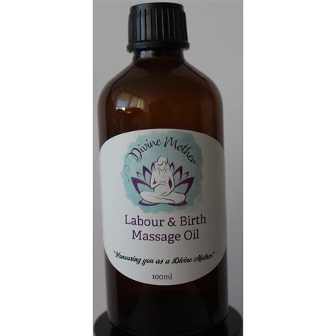 Labour And Birth Massage Oil 100ml Divine Mother