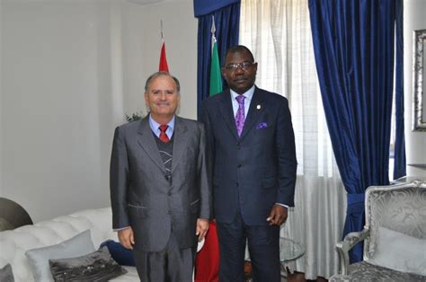 Embaixada Da República De Angola Em Portugal Audiência Com O Embaixador João Caetano Da Silva