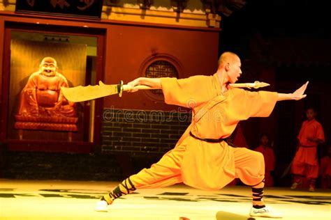 Manifestazione Di Arti Marziali Monastero Di Shaolin Contea Di Dengfeng