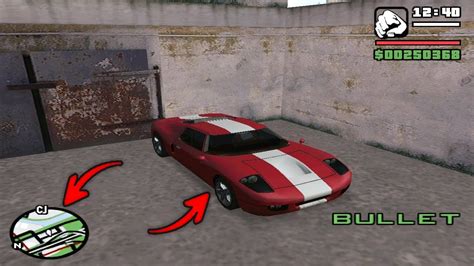 Secret Bullet Car Location In Gta San Andreas Hidden Place Youtube