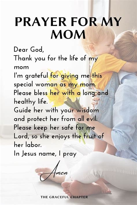 Prayers For My Mom Bless Her With A Long And Healthy Life Prayers For My Mother Prayer For
