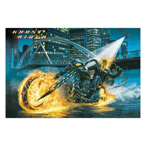 Ghost Rider Movie Poster Motorcycle Nicolas Cage New 24x36 Walmart