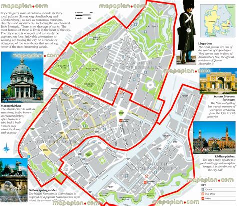 Copenhagen Landmarks Map
