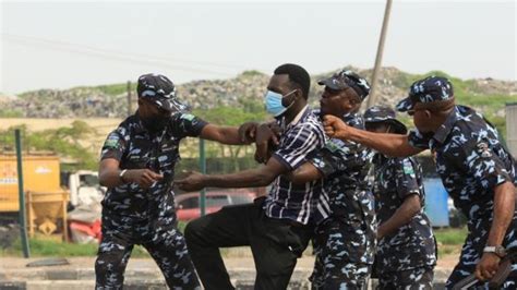 June 12 Protests Lagos Abuja Protesters Face Police Tear Gas As Dem Demonstrate See How E