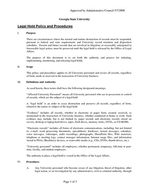 Free Legal Documents Templates Of Legal Document Temp