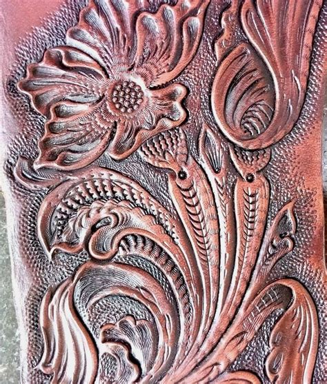 Sheridan Floral Pattern Leatherart Leather Art Tooled Leather