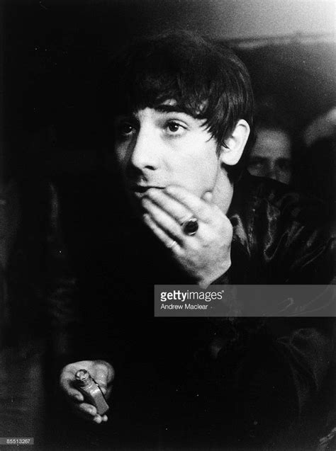 Keith Moon Drummer With The Who Puts On Make Up In Mirror Backstage At