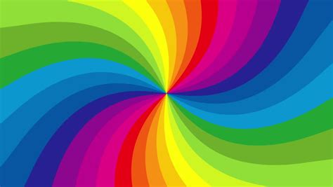 Rotating Rainbow Swirl Seamless Loop 4k Uhd Royalty