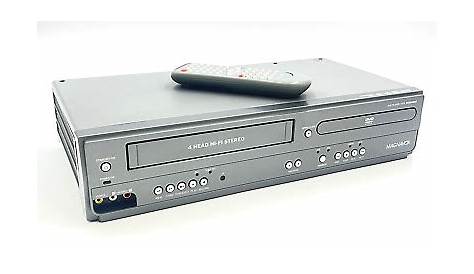 MAGNAVOX DVD/VCR COMBO Player VHS Recorder 19 Micron Head MWD2205 Gray