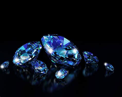 3D Blue Diamonds | HD 3D and Abstract Wallpapers for ...