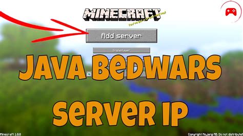 Bedwars Server Ip Java Youtube