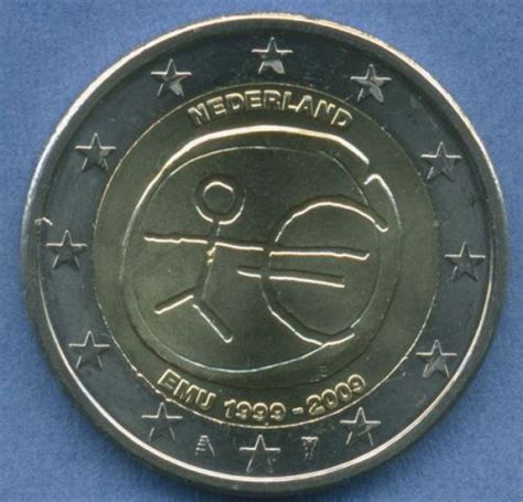 Niederlande 2 Euro 2009 10 Jahre Wwu Vzst M5620 Briefmarken Dr