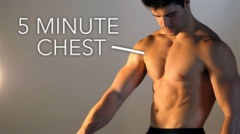 Bodyweight Only Chest Workout 5 Minutes Youtube