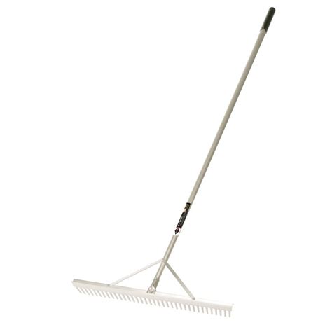 Take a look at the newest addition to our leveling rakes! 36 Tines Pro Aluminum Landscape Leveling Rake | Rake, Home hardware, Landscape projects