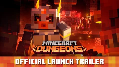 Minecraft Dungeons Official Launch Trailer 2020 Youtube
