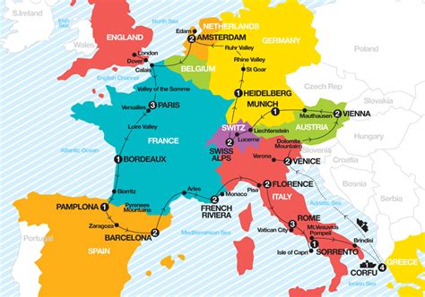 Eurotrip Ideas Europe Map Travel Contiki Tour Contiki