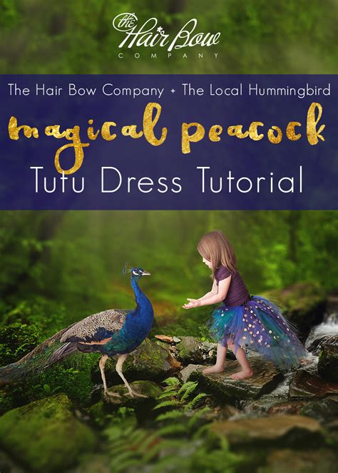 A Magical Peacock Tutu Dress Tutorial The Hair Bow Company Boutique