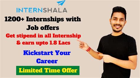 How To Get 1200 Internships With Job Offers Get Stipend Upto 18