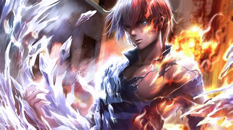 My Hero Academia Todoroki Wallpapers Wallpaper Cave