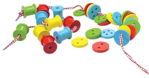 These learning activities encourage your 2 year olds to explore through play. The Original Toy Company Kids Children Play Threading ...