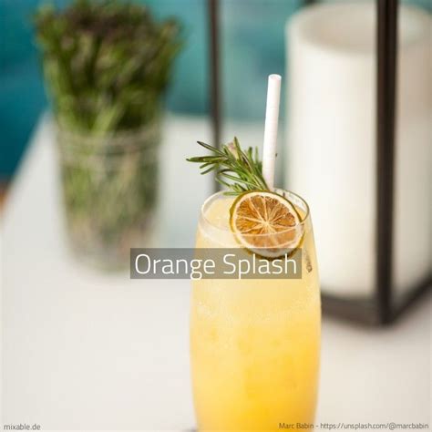 Rezept Orange Splash Ginger Ale Smoothie Mocktails Pineapple Fruit Recipes Drink