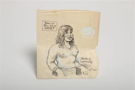 Sold Price R Crumb B 1943 Signed Ink On Paper Monica Lewinsky