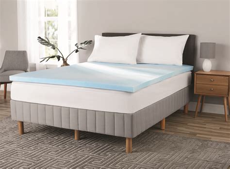 Memory foam mattress topper faq. Mainstays 2 Inch Gel Infused Memory Foam Mattress Topper ...