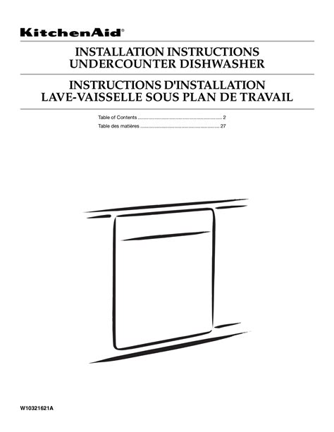 Using the online preview, you can quickly view the contents and go to the page where you will find the solution to your problem with. Download free pdf for KitchenAid KUDS35FXSS Dishwasher manual
