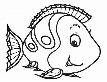 Outline Fish Cartoon Clip Clipart