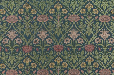 Rose And Lily Morris And Co London Manufacturer William Morris