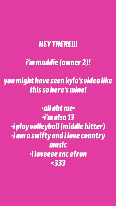 Hey There Im Maddie Owner 2 You Might Have Seen Kylas Video