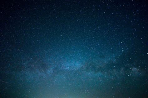 Blue Night Sky filled with stars image - Free stock photo - Public ...