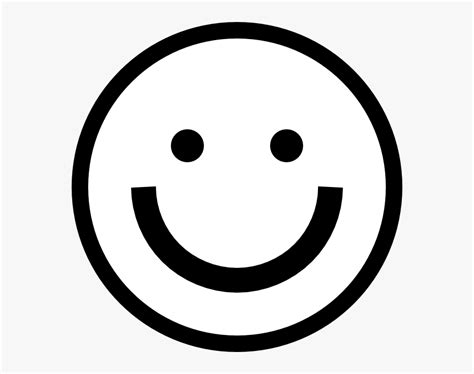 Happy Face Clipart Black And White Transparent The Best Porn Website