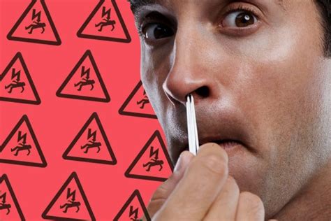 Danger Triangle In Your Face Means Plucking Nose Hairs Can Kill You