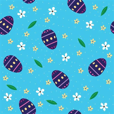 Easter Seamless Pattern And Beautiful Easter Egg Seamless Pattern