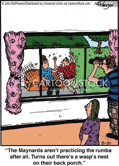 Nosy Neighbours Cartoons And Comics Funny Pictures From Cartoonstock