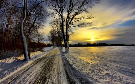 Winter Sunrise © Freewallsource Mother Nature