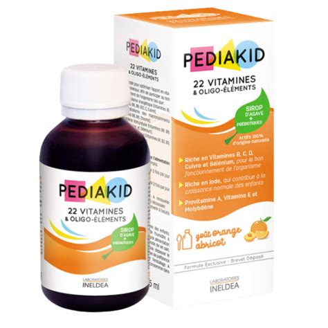 Pediakid 22 Vitamines And Oligo Eléments 125 Ml Pharmacie De Leurope