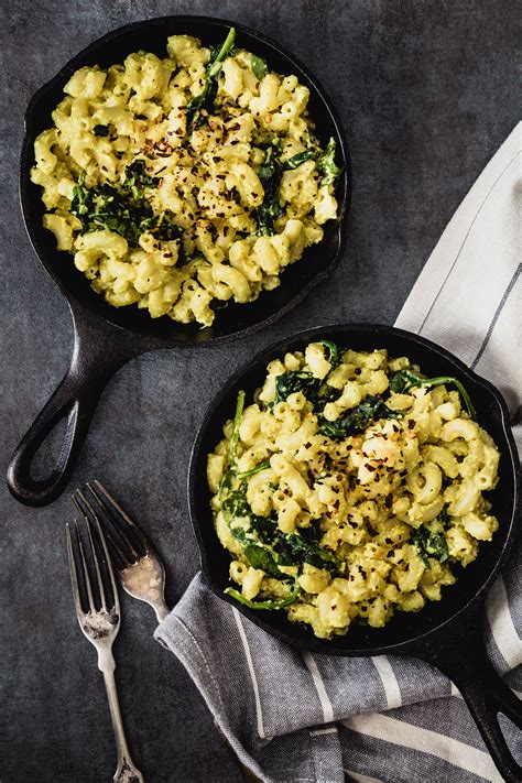 You can create a healthy mac and cheese recipe. Vegan mac and cheese with spinach | Eat Good 4 Life