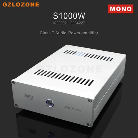 Zerozone Finished 1000w Mono Hifi Class D Audio Power Amplifier Irs2092