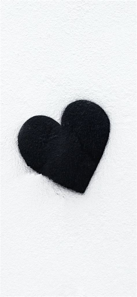 Aesthetic Black Heart Wallpaper Download Mobcup