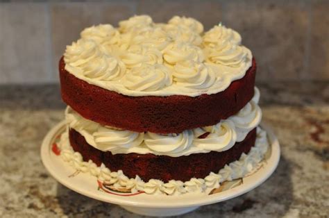 Red Velvet Cake With Cream Cheese Frosting Cake With Cream Cheese Cream Cheese Frosting Piece