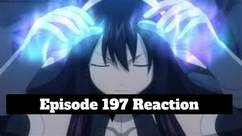 Fairy Tail Blind Reaction Episode 197 English Dub Review YouTube