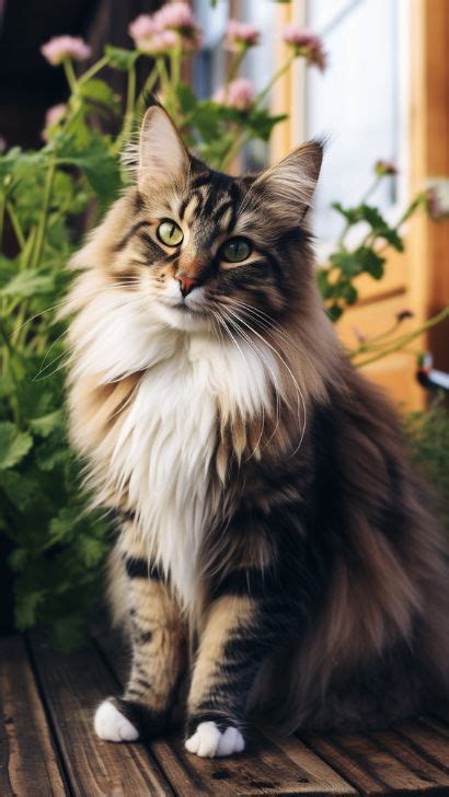 Tabby Norwegian Forest Cat Pictures And Breed Profile Of Tabby Wegie